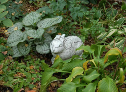 Garten Dekoration Hase Terrasse Stein Figuren Figur Deko Statue