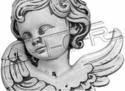 Grabschmuck Grab Stein Dekoration Engel Figur Skulptur Natur Weiß Gott