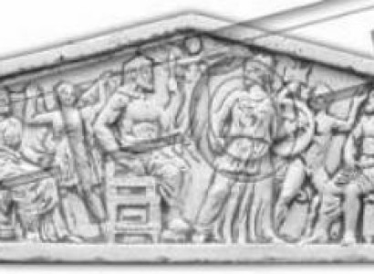 Relief Wand Dekoration Steinplatte Bild Bilder Antik Stil Garten
