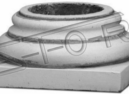 Sockel für Säulen Säule Fundament Garten Weiß Terrasse Figuren Abstellen