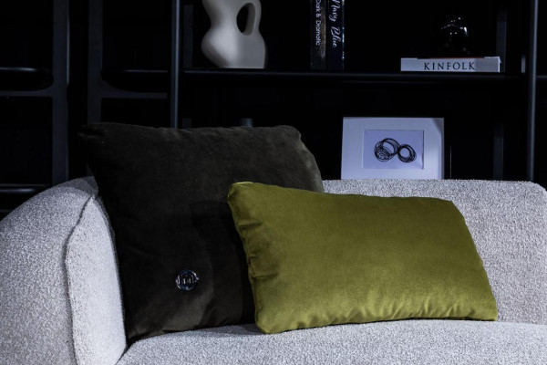 Graue Sofagarnitur Dreisitzer Sessel Garnitur Polstermöbel Luxus Design