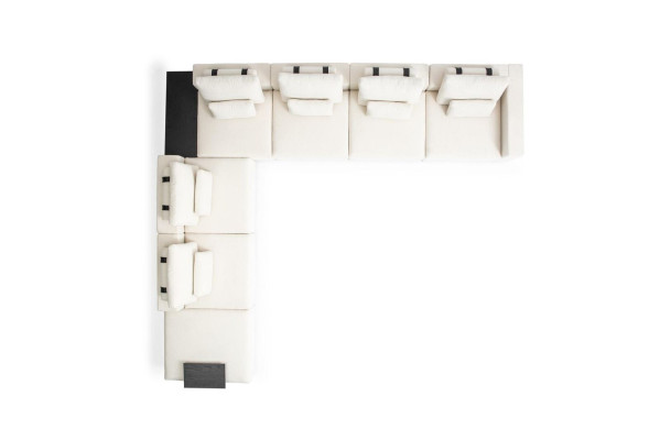 Luxus Wohnzimmerecke Wohnlandschaft Stoff Sofa Couchen Modern