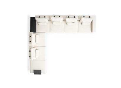 Luxus Wohnzimmerecke Wohnlandschaft Stoff Sofa Couchen Modern