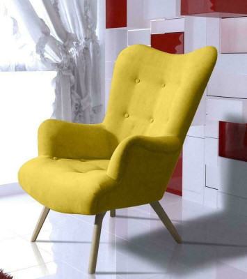 Sessel Einsitzer Lounge Club Möbel Ohrensessel Sofa Couch Fernseh Polster Neu