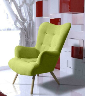 Sessel Einsitzer Lounge Club Möbel Ohrensessel Sofa Couch Fernseh Polster Neu