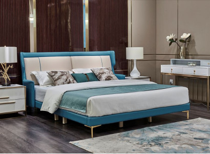 Bett Klassisch Polsterbett Luxus Doppel Schlafzimmer Designbett Betten