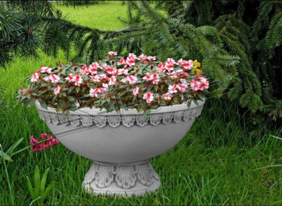 Blumenkübel Pflanz Kübel Dekoration Garten Natur Vasen Figur Blumentöpfe