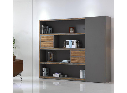 Büro Akten Regal Schrank Holz Regale Schränke Dekorative Office Wohnzimmer