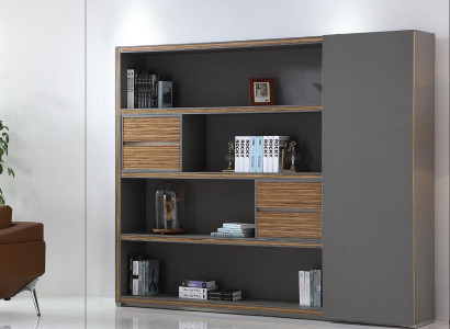Büro Akten Regal Schrank Holz Regale Schränke Dekorative Office Wohnzimmer
