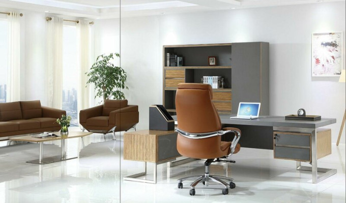 Chefsessel Sessel Leder Polster Büro Stuhl Deko Dreh Computer Stühle Sitz