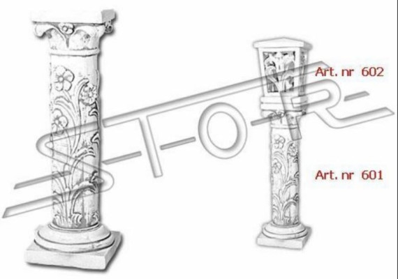 Edle Designer Säule Garten Figur Säulen Ständer Dekoration Skulptur