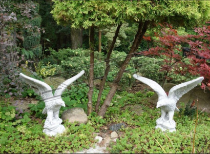 Figur Adler Garten Statue Skulptur Skulpturen Figuren Dekorative Statuen