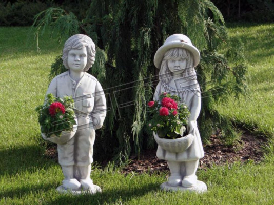 Figur Dekoration Blumenkübel Pflanz Kübel Blumentöpfe Dekor Figur Garten