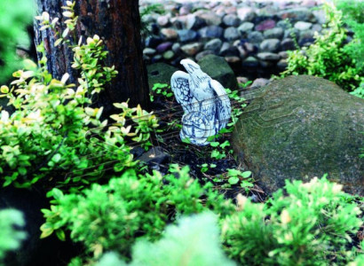 Garten Dekoration Adler Terrasse Stein Figuren Figur Statue Skulptur