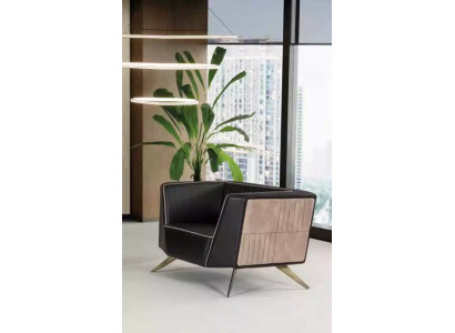 Luxus Schwarz Sessel Arbeitszimmer Sitz Modern Designer Büro Möbel