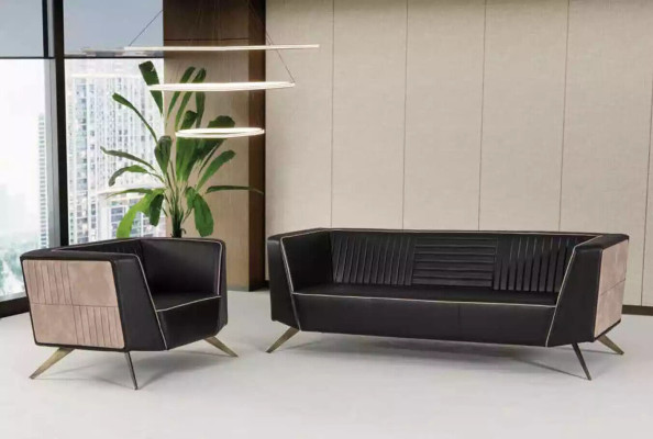 Luxus Schwarz Sessel Arbeitszimmer Sitz Modern Designer Büro Möbel