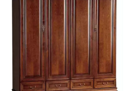 Kleiderschrank Schlafzimmer Holz Schrank Barock Rokoko Schränke 4türig
