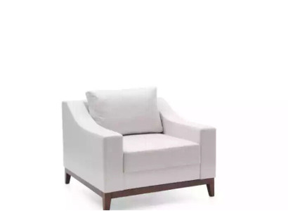 Sessel weiß Skandinavisch Polstersessel Fernsehsessel Lounge Club Möbel