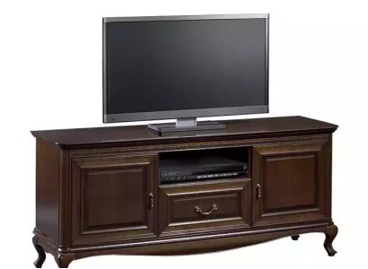 TV Staender Massivholz Fernseher Ständer braun Schrank Möbel