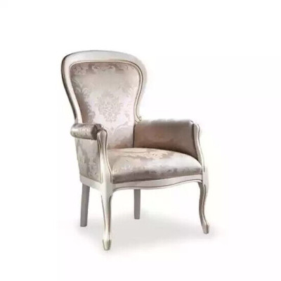 Luxus Sessel Wohnzimmer Textil Sessel klassisch Design Polsterung
