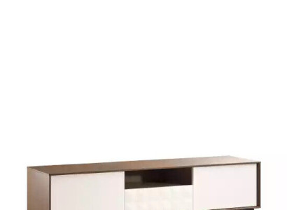 TV-Ständer Lowboard Wohnwand Modern Design Sideboard Holz