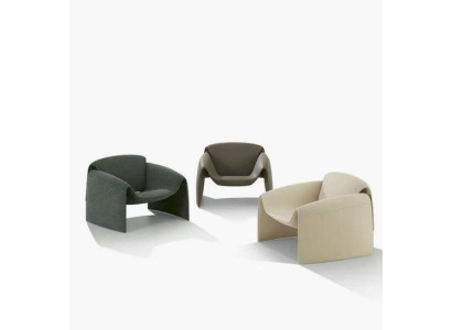 Modern Sessel Fernseh Couch 1 Sitzer Sofa Textil Stoff luxuriöse Sessel