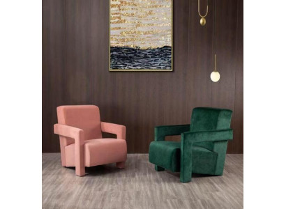 luxuriöse Sessel Sitzer Wohnzimmer Modern Grün Design Luxus Sitzmöbel neu