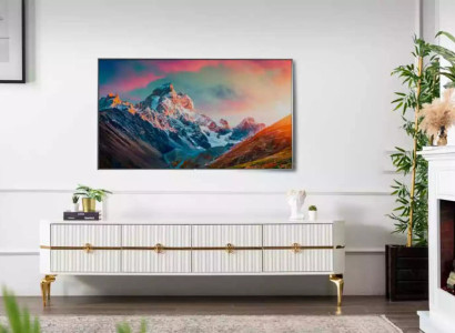 Wohnzimmer tv Ständer Möbel rtv Fernseher Stil Modern Weiß Luxus Holz