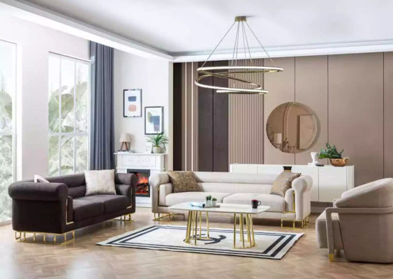 Sessel Möbel Einsitzer Drehsessel Sofa 1 Sitzer Wohnzimmer Moderne