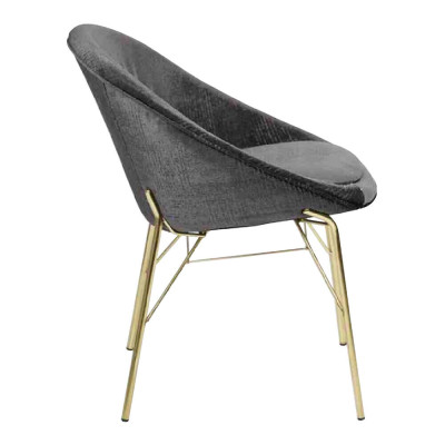 Moderne Design Schwarz 6x Stühle Ohne Armlehne Esszimmer Luxus Möbel