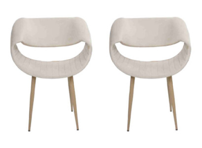 Modern 2x Stühle Polsterstuhl Luxus Sessel Lehnstuhl Esszimmer Wohnzimmer Neu