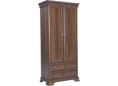 Schlafzimmer Kleiderschrank 2 türiger Holz Wandschrank Schrank Kleiderschränke