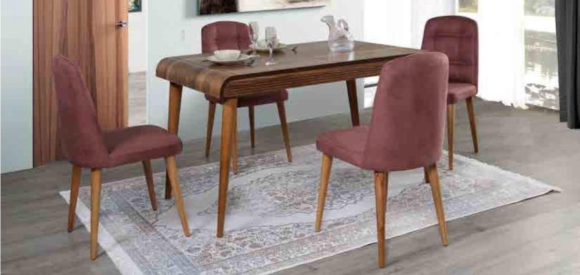 Esszimmer Essgruppe Möbel Set Garnitur Sitz Esstisch Polster 5tlg.