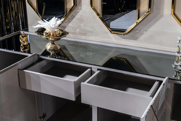 Wohnzimmer Anrichte Kommode Grau Anrichten Schränke Kommoden Möbel Holz