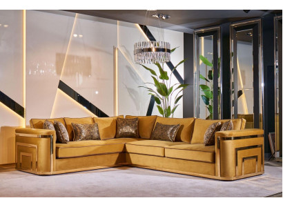 Eckcouchen Möbel Stoff Wohnlandschaft Ecksofa L Form Sofa Eckgarnitur