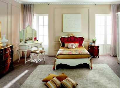 Italienische Möbel Design Luxus Bett Doppelbett Stil Barock Betten Klassische