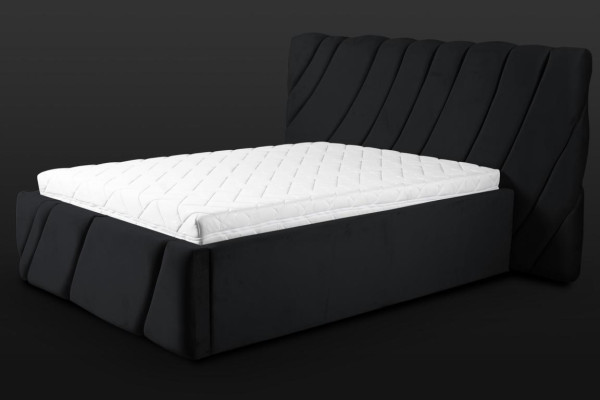 Schwarzes Bett Samt Betten Doppelbett 160x200 Design Hotel Einrichtung