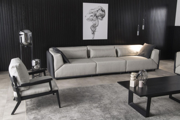 Luxus Sessel Couch Einsitzer Relax Stühle Schwarzer Rahmen Polster Stuhl