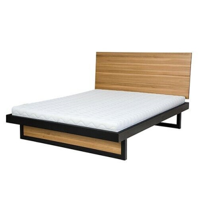 Modernes Bett Echtes Holz 160x200cm Design Betten Bettgestell Eiche Stil Neu