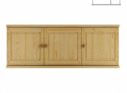Kleiner Schrank Aufsatz Holzschrank Echtholz handgefertigt Vollholz Möbel Neu