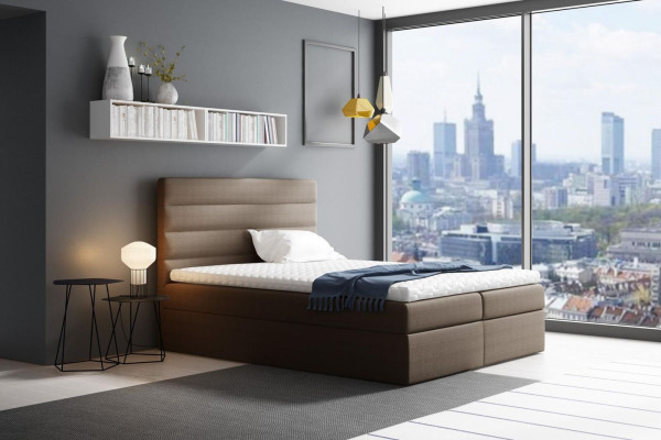 Bett mit Bettkasten Ehebett Betten Grün Polsterbett Boxspringbett Doppelbett Neu
