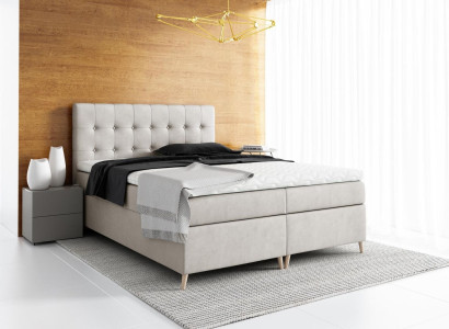 Polsterbett Bett Boxspringbett Design Doppel Hotel Modern Betten Schlafzimmer