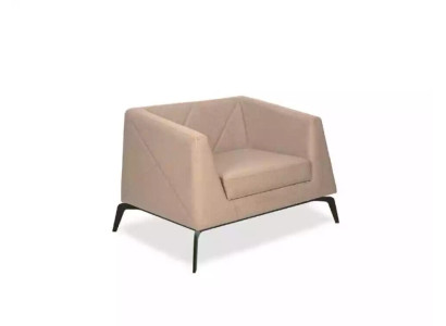 Beiger Luxus Sessel Büromöbel Polstersessel Arbeitszimmermöbel