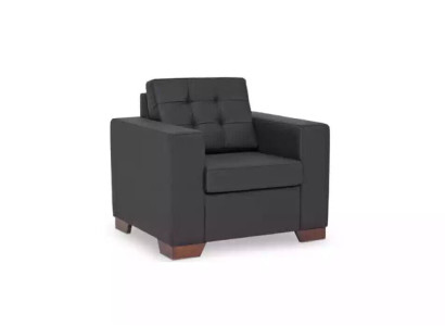 Sessel Büromöbel Luxus Schwarz Sitz Modern Polstersessel Arbeitzimmer