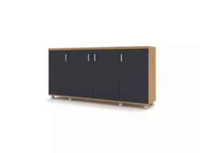 Schrank Büromöbel Arbeitszimmer Holz Büroschrank Regal Aktenschrank