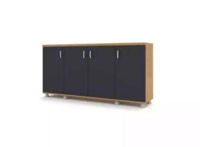 Schrank Büromöbel Arbeitszimmer Holz Büroschrank Regal Aktenschrank