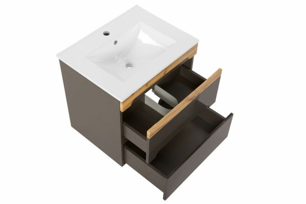 Badmöbel Set 60cm Dekorative Waschbecken mit Unterschrank Modern Waschtisch