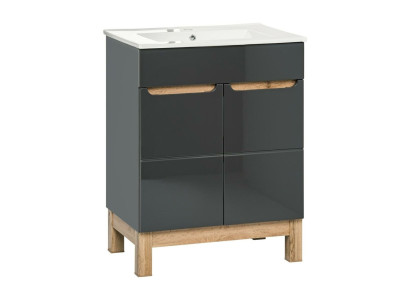 Keramik Waschbecken Waschtisch Unterschrank Becken Badezimmer