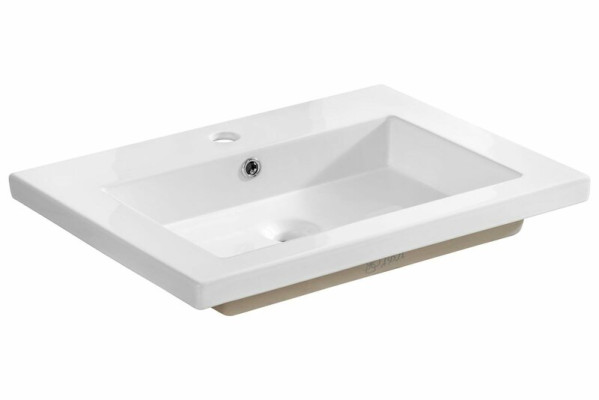 Keramik Waschtisch Deko Waschbecken Aufsatzwaschtisch Weiß Waschbecken