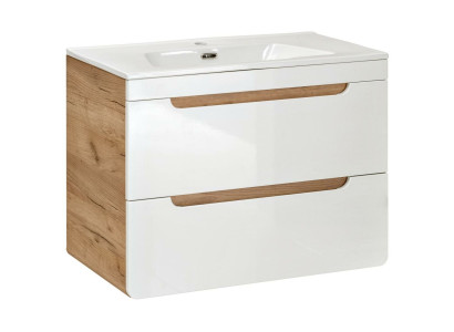 Design Waschbecken 80cm Badezimmer Waschtisch Bad Becken